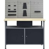  Delovna miza s tremi stenskimi paneli, (20751418) | Shoptok.si