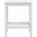  Vrtna stolica Adirondack sa stolom HDPE bijele | shoptok.hr