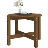  Klubska mizica medeno rjava Ø 62,5x45 cm trdna borovina, (20715747) | Shoptok.si