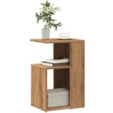 vidaXL Pomoćni stol Artisan hrast 36x30x56 cm izrađeno drvo Cijene