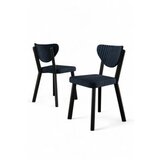 Hanah home set stolica (4 komada) arfe anthracite black Cene