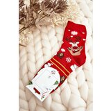 Kesi Women's Red Reindeer Socks Cene