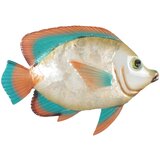 Signes Grimalt Kipci in figurice Biserni Ribji Stenski Okras Oranžna | Shoptok.si