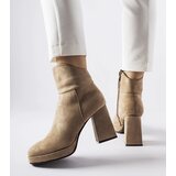 Gemre Gray ankle boots on a chunky heel Itaf | ePonuda.com