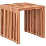 House Nordic Stranska mizica iz masivnega tika 40x40 cm Pego – Cene