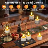 PCHERO 6x polnilne LED čajne svečke s postajo | Shoptok.si