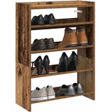  Stalak za cipele boja staro drvo 60x25x81 cm konstruirano drvo | shoptok.hr