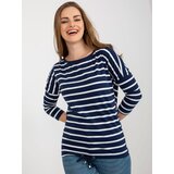 BASIC Feel Good Blouse-RV-BZ-8566.19-navy blue | Shoptok.si