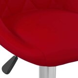 vidaXL Barski stolček vinsko rdeč žamet, (20967379) | Shoptok.si