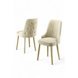 Hanah home Newa set stolica, 46x94x46 cm, 2 dijela, srebrno-krem boja | Eponuda.ba