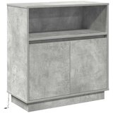  LED komoda Beton siva 71 x 34,5 x 75 cm Konstruirano drvo | shoptok.hr