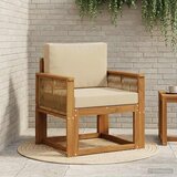 Srednja sofa za van Čvrsto drvo akacije Prirodna | shoptok.hr