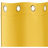  Zavjese za blackout s prstenovima 2 pcs Žuta 260 x 140 cm | shoptok.hr