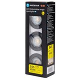 Aigostar Komplet od 3 LED ugradnih svetala 1xGU10/4,5W/230V 3000K crna | Eponuda.com