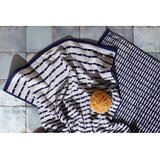 JUNA Bijeli/plavi ručnik od mješavine bambusa od frotira 50x100 cm Nuance – | shoptok.hr