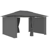  Vrtni šator sa zavjesama 4 x 3 m antracit | shoptok.hr