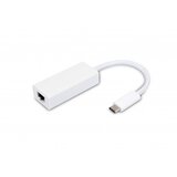 Vivanco USB Typ C Netzwerk Adapter weiss 34291 Netzwerk Adapter cene