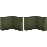  Zid za zadržavanje 2 kom. 50 x 50 x 40 cm Čelik | shoptok.hr