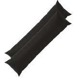  Jastuk s jastukom HEERLEN 2 kom. Crna Poliester - Crna 40 x 145 cm 2 | shoptok.hr