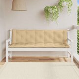 Jastuci za vrtnu klupu 2 kom svjetlosivi 180x50x7 cm tkanine | shoptok.hr
