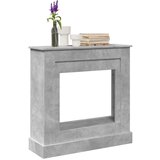 vidaXL Okvir za kamin betonsko siva 90x30x90 cm inženirski les | Shoptok.si