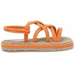 Butigo Sandals - Orange - Flat Cene