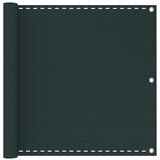  Zaštita od pogleda za balkon Tamnozelena 75 x 800 cm HDPE i Aluminij - Tamnozelena 75 x 800 cm | shoptok.hr