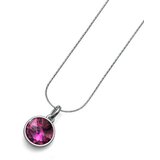 Oliver Weber ženski Fun Fuchsia Lančić sa swarovski Ljubičastim kristalnim priveskom | ePonuda.com