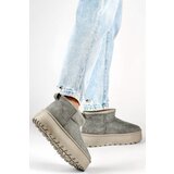 primohurt Dark green women's snow boots with a thick sole, warm winter women's shoes | shoptok.hr