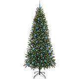 vidaXL Umestno božično drevo med 300 LED Zelena 240 cm PE in PVC | Shoptok.si