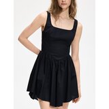Reserved Pamučna mini haljina - crno | shoptok.hr