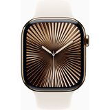 Apple Watch S10 Cellular 46mm Gold titanium Case with Starlight sport band - S/M, (21681417) Cene