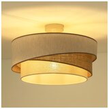  duolla - plafonski luster kobo 1xE27/15W/230V prečnik 45 cm bež/braon/bela | Eponuda.com