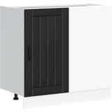  Donji ormarić za Lavabo - Umivaonik Lucca crni konstruirano drvo | shoptok.hr