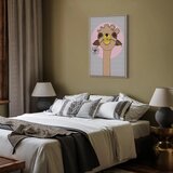  Slika - Happy Llama (1 Part) Vertical 80x120 U prirodnom drvenom okviru | shoptok.hr