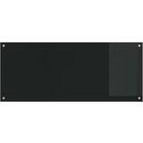 vidaXL kuhinjska backsplash Crna Staklo 120 x 50 x 0.6 cm Izdržljiva | shoptok.hr