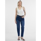 Orsay Dark blue Ladies Mom Jeans - Women Cene
