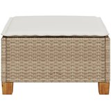  Vrtni stolac s jastukom bež 63,5x56x32 cm poliratan | shoptok.hr