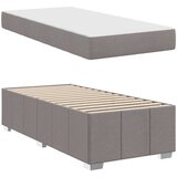  Konstrukcija postelje z vzmetnico Taupe 100 x 200 cm blago, (5000124129) | Shoptok.si