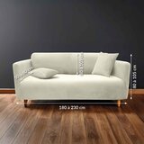 Douceur d intérieur Krem rastezljiva presvlaka za sjedeću garnituru trosjed Sacha – | shoptok.hr