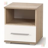 Halmar Noćni ormarić Lima SN-1 - sonoma hrast/bijela | shoptok.hr