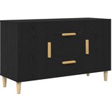  Komoda crni hrast 100x36x60 cm inženjerski drvo | shoptok.hr