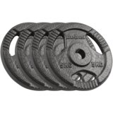 Rebel Active set utega od lijevanog željeza 4x5 kg, rupa 31 mm, ploča s ručkama | shoptok.hr