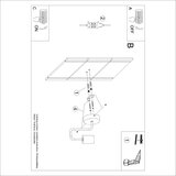  Stenska svetilka TIMBO črna, (21626755) | Shoptok.si