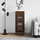 vidaXL Komoda boja smeđeg hrasta 34 5 x 34 x 90 cm konstruirano drvo Cijene