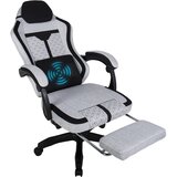 Trick Gejmerska stolica ROMB 2 sa USB masažerom i dodatkom za noge, materijal štof Cene