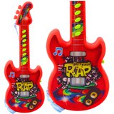  Dječja gitara RAP sa gumbima i melodijama - crvena | shoptok.hr