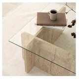 Hanah home Klub sto Escape 105x30x65cm Bež | Eponuda.ba