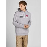 Jack & Jones muški duks CORP OLD LOGO HOODIE sivi Cene