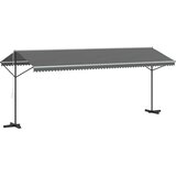  Samostojeća tend Siva 6 x 3 m Poliester | shoptok.hr